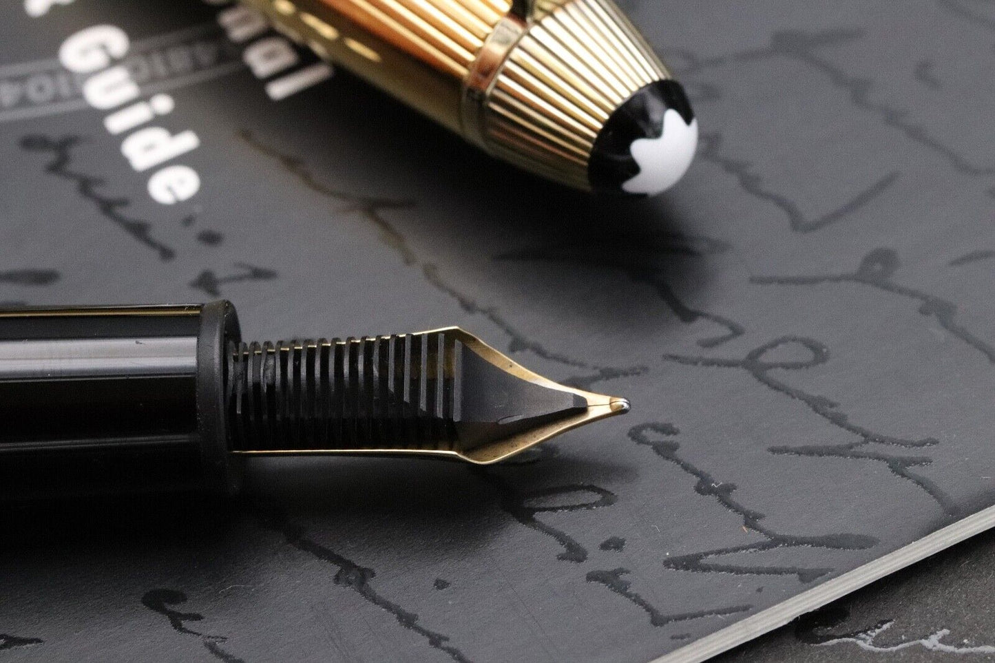 Montblanc Meisterstück 146 LeGrand Vermeil Pinstripe Fountain Pen - NEVER INKED image 4