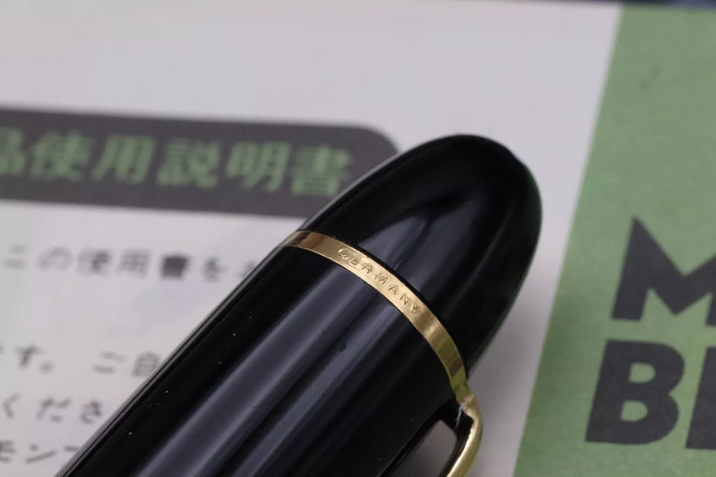 Montblanc Meisterstuck 149 Gold-Coated Fountain Pen - 1969-72 - 14C EF Nib image 2