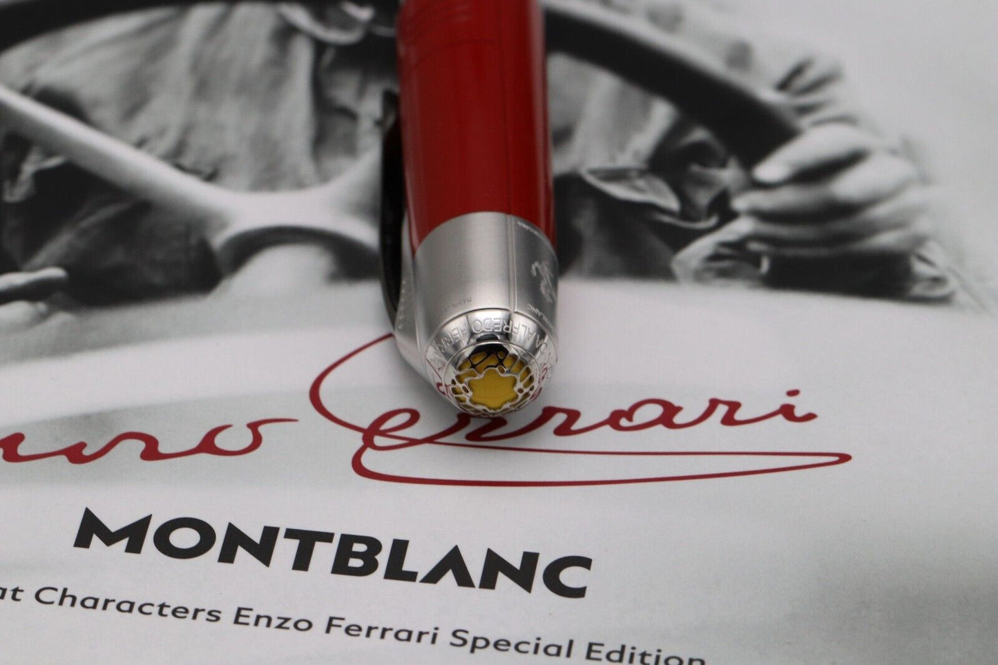 Montblanc Great Characters Enzo Ferrari Special Edition Rollerball Pen - UNUSED image 6