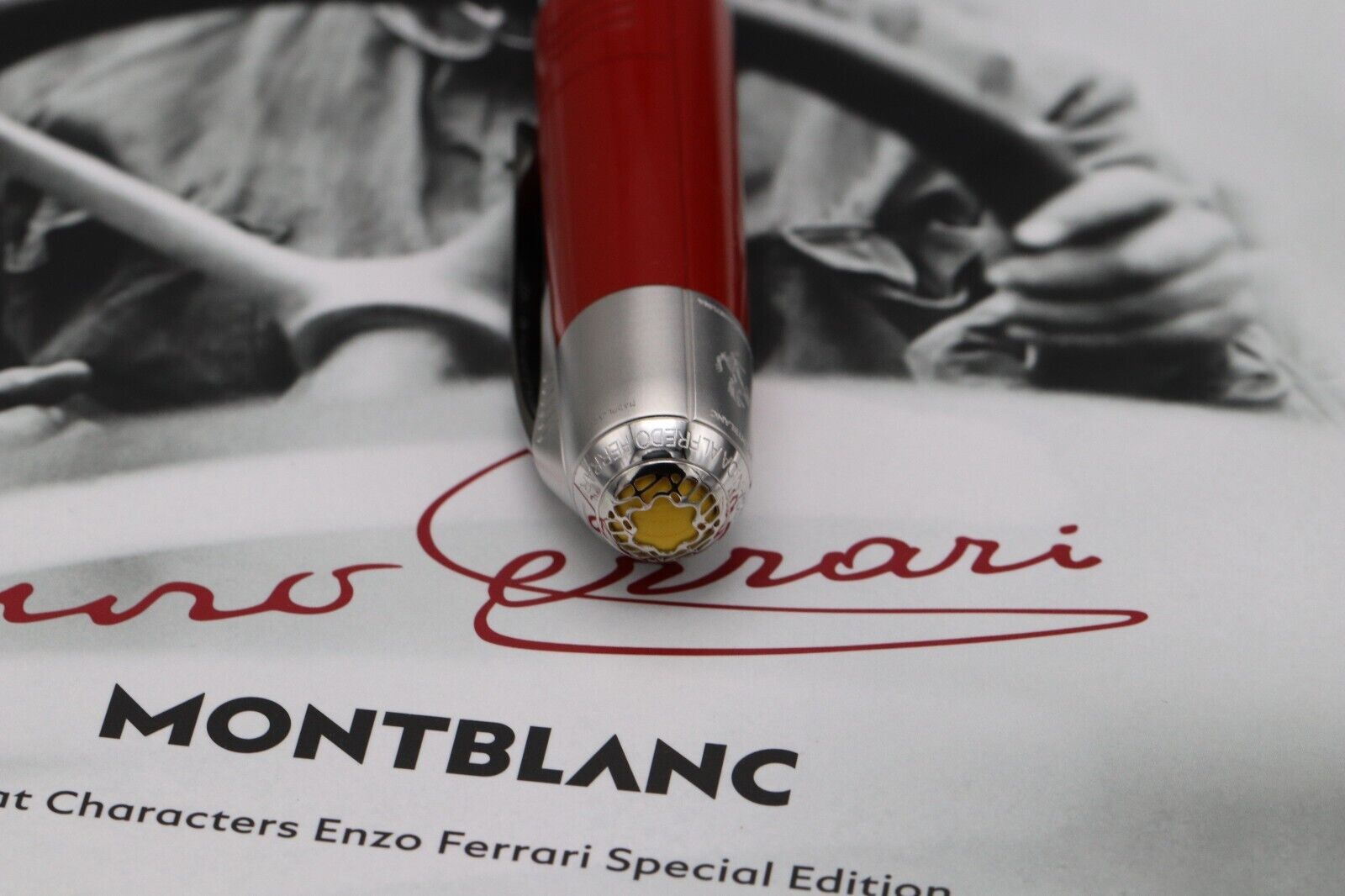 Montblanc Great Characters Enzo Ferrari Special Edition Rollerball Pen - UNUSED image 6