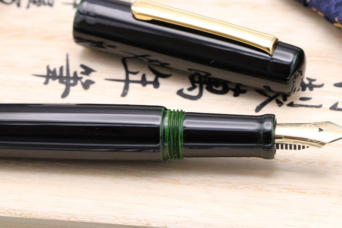 Nakaya Neo Standard Midori-Tamenuri Fountain Pen - UNUSED - Soft Medium Nib image 3