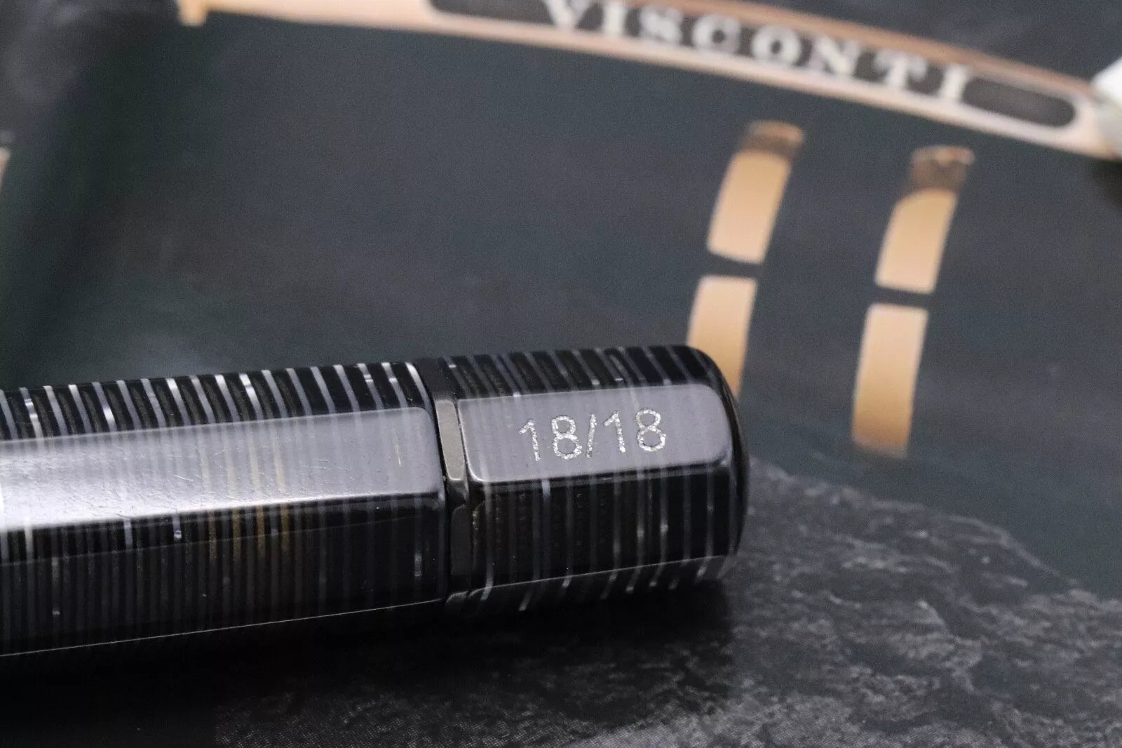 Visconti-Chatterley City Celluloid Black DLC LE18 Fountain Pen image 7