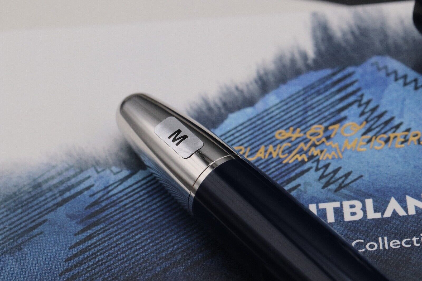 Montblanc Meisterstuck LeGrand 'Origin Collection' Blue Fountain Pen - UNUSED image 3