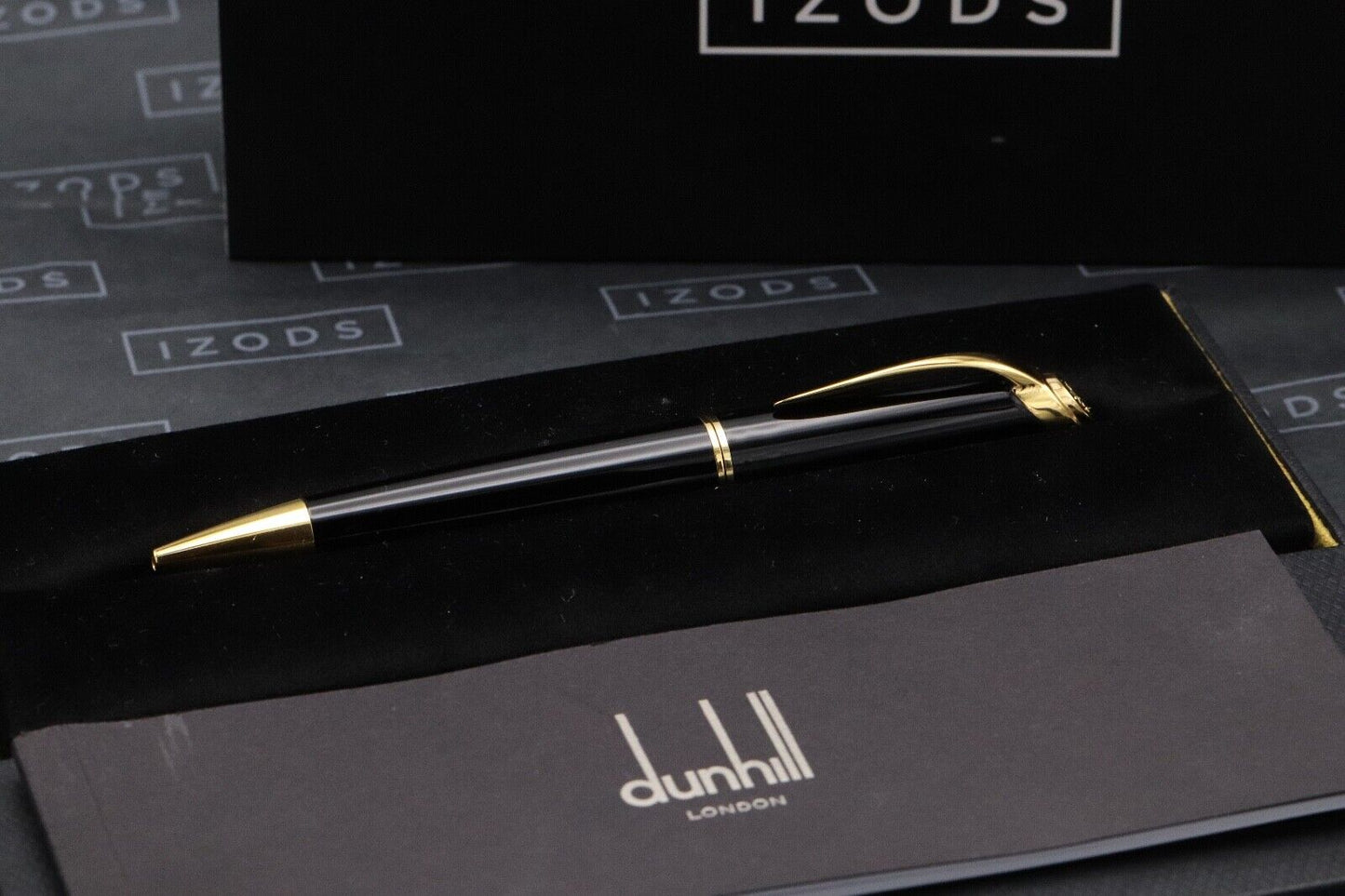 Dunhill Fighter Black Gold Ballpoint Pen image 4