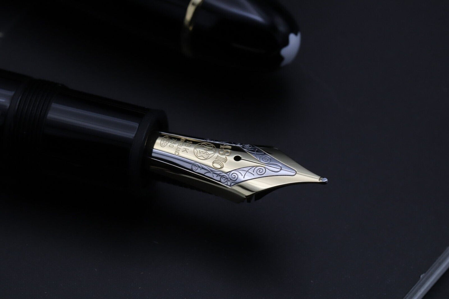 Montblanc Meisterstuck 149 Gold-Coated Fountain Pen - NEVER INKED image 2