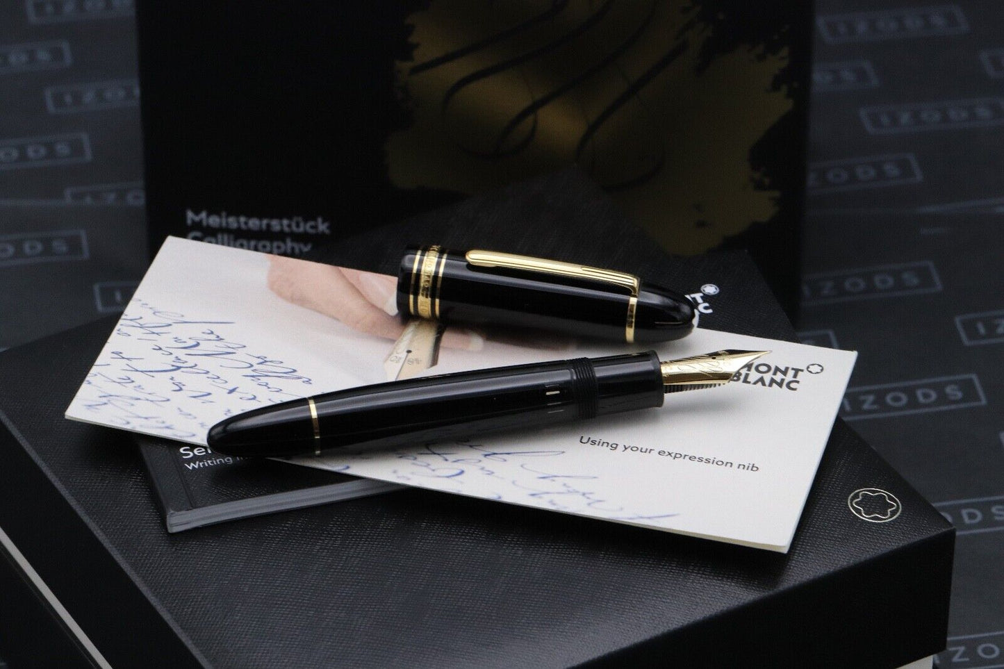 Montblanc Meisterstuck 149 Calligraphy Flex Fountain Pen image 0
