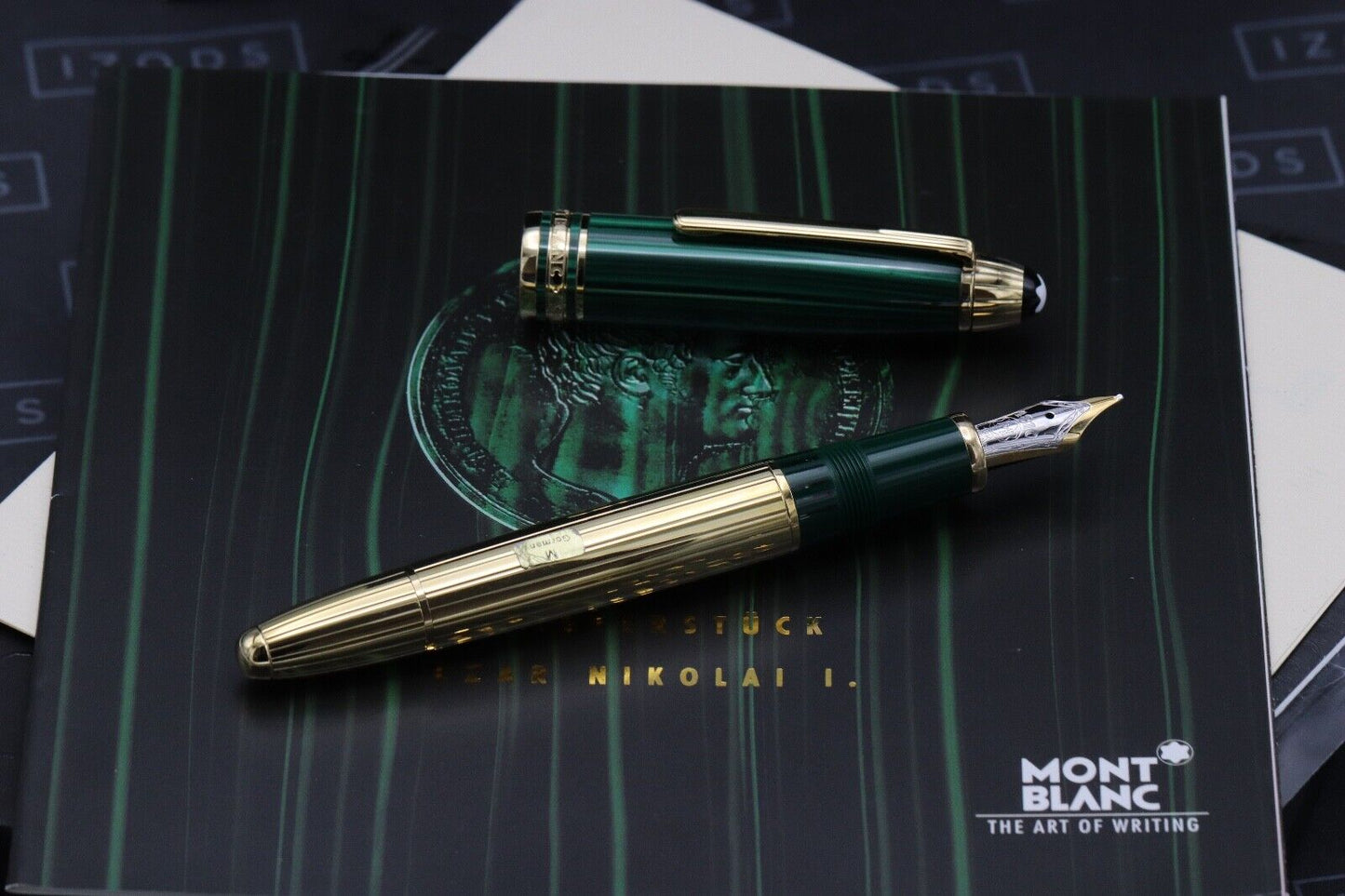 Montblanc Meisterstuck 146 LeGrand Czar Nikolai I Vermeil Fountain Pen - UNUSED image 1