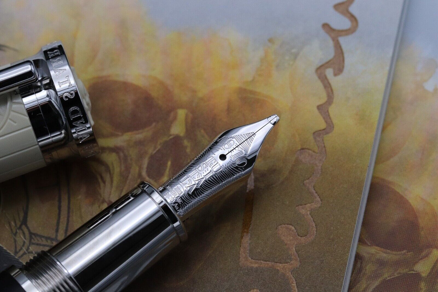 Montblanc Writers Edition Robert Louis Stevenson Fountain Pen - UNUSED - BB NIB image 2