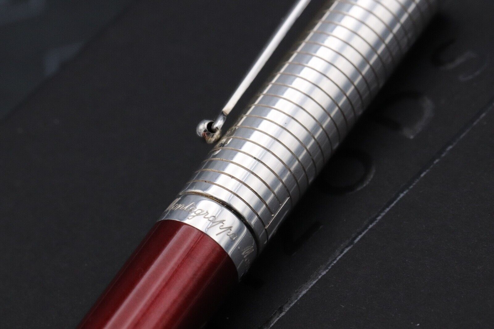 Montegrappa Espressione Duetto Silver Red Rollerball Pen image 3