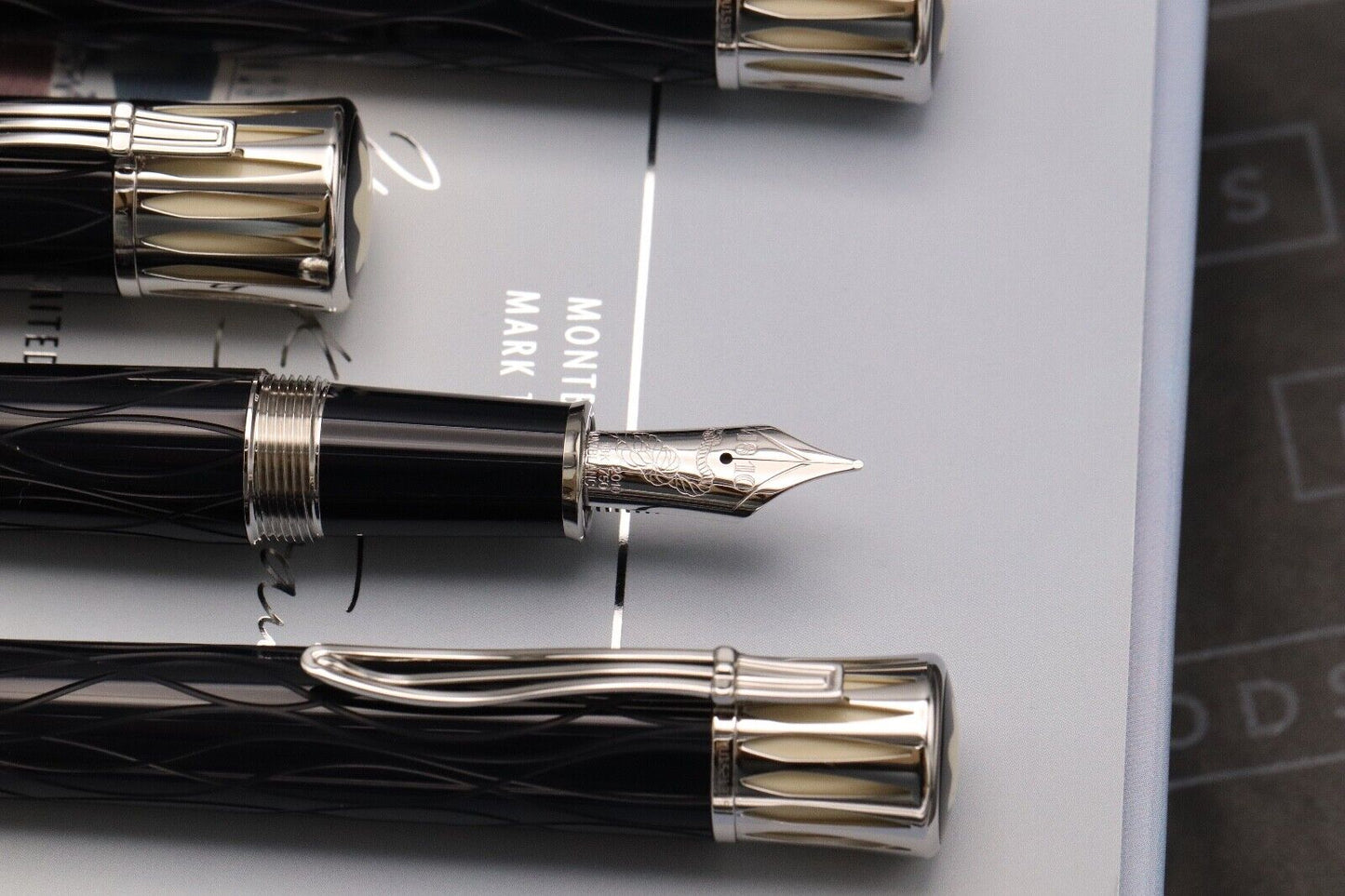 Montblanc Mark Twain Writers Edition FP, BP, MP Set - UNUSED image 2