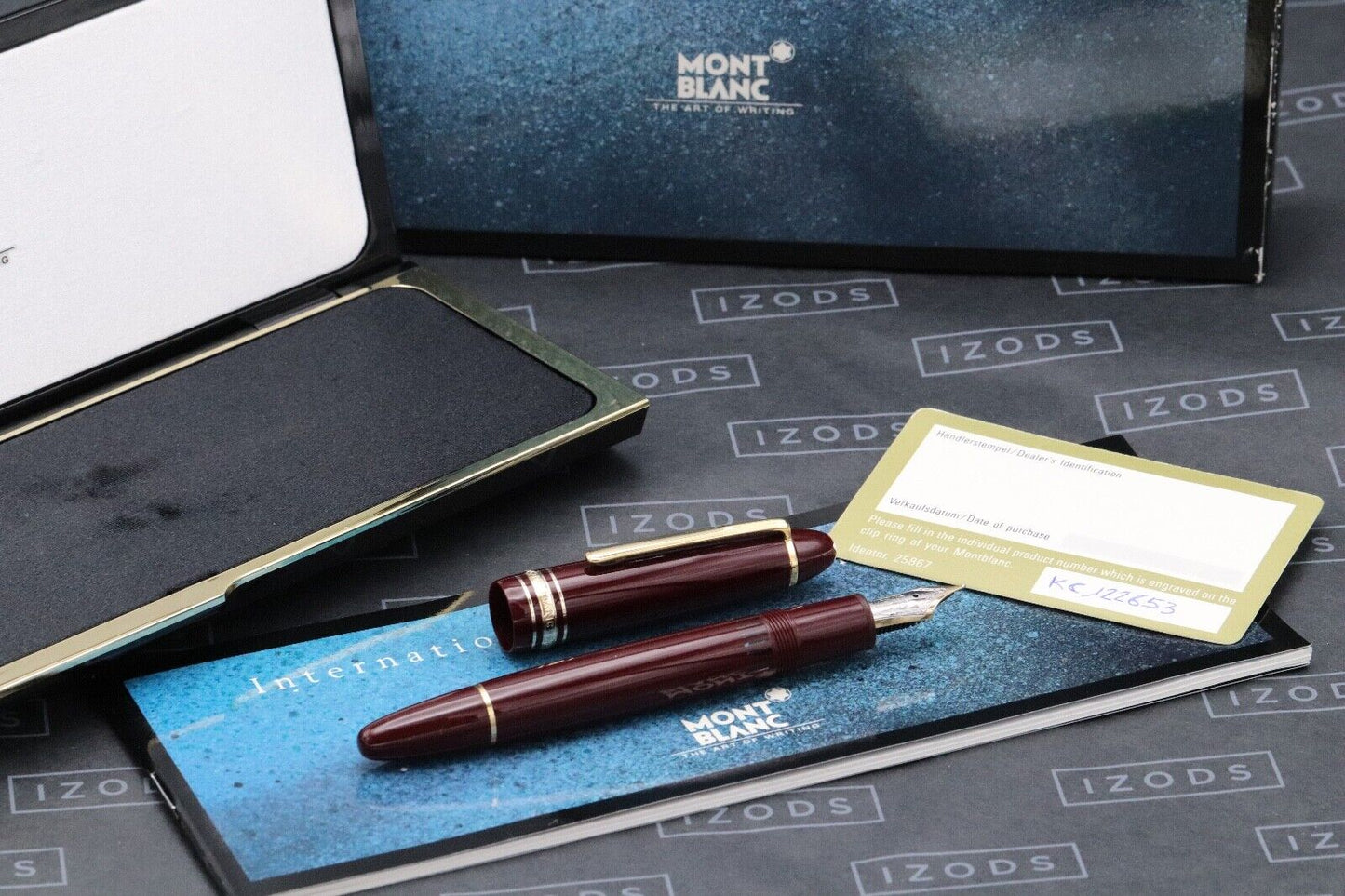 Montblanc Meisterstuck 146 LeGrand Bordeaux Fountain Pen - EF NIB - 1991-92 image 0