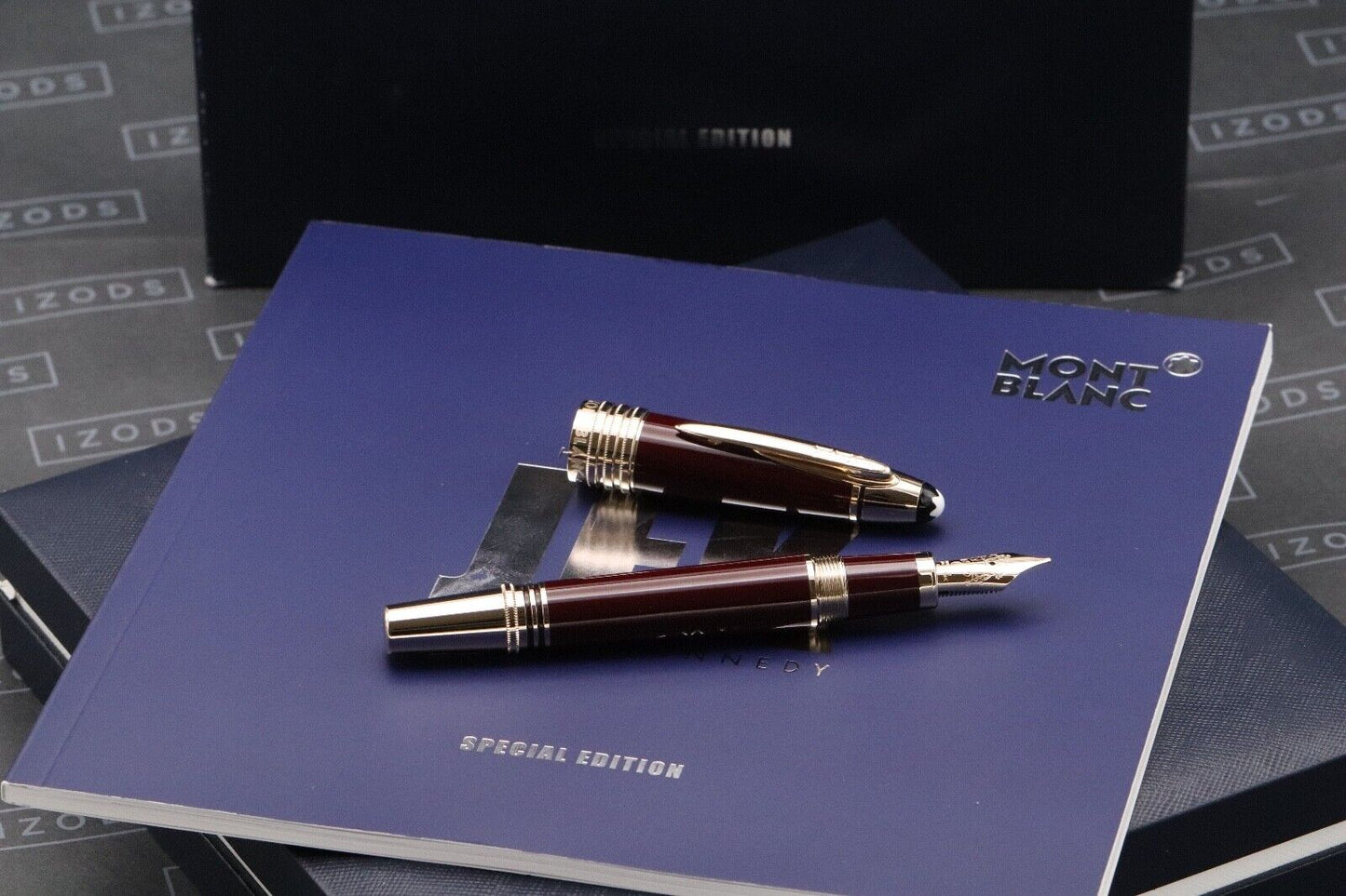 Montblanc Great Characters John F. Kennedy JFK Burgundy SE Fountain Pen image 0