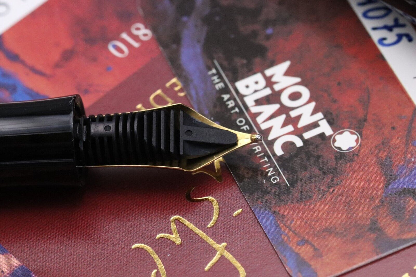 Montblanc Writers Edition Agatha Christie Vermeil Fountain Pen - DIPPED image 3