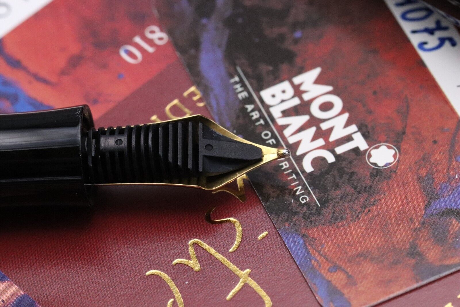 Montblanc Writers Edition Agatha Christie Vermeil Fountain Pen - DIPPED image 3