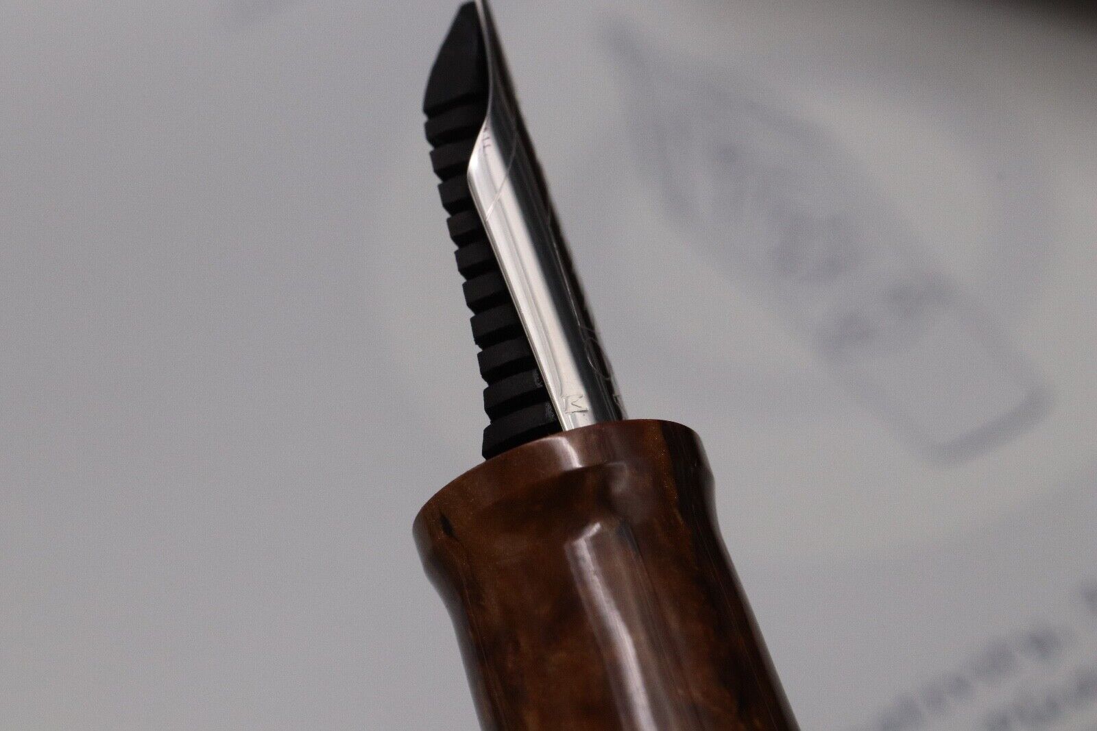 Omas Paragon Burlwood Celluloid LE60 HT Fountain Pen image 4