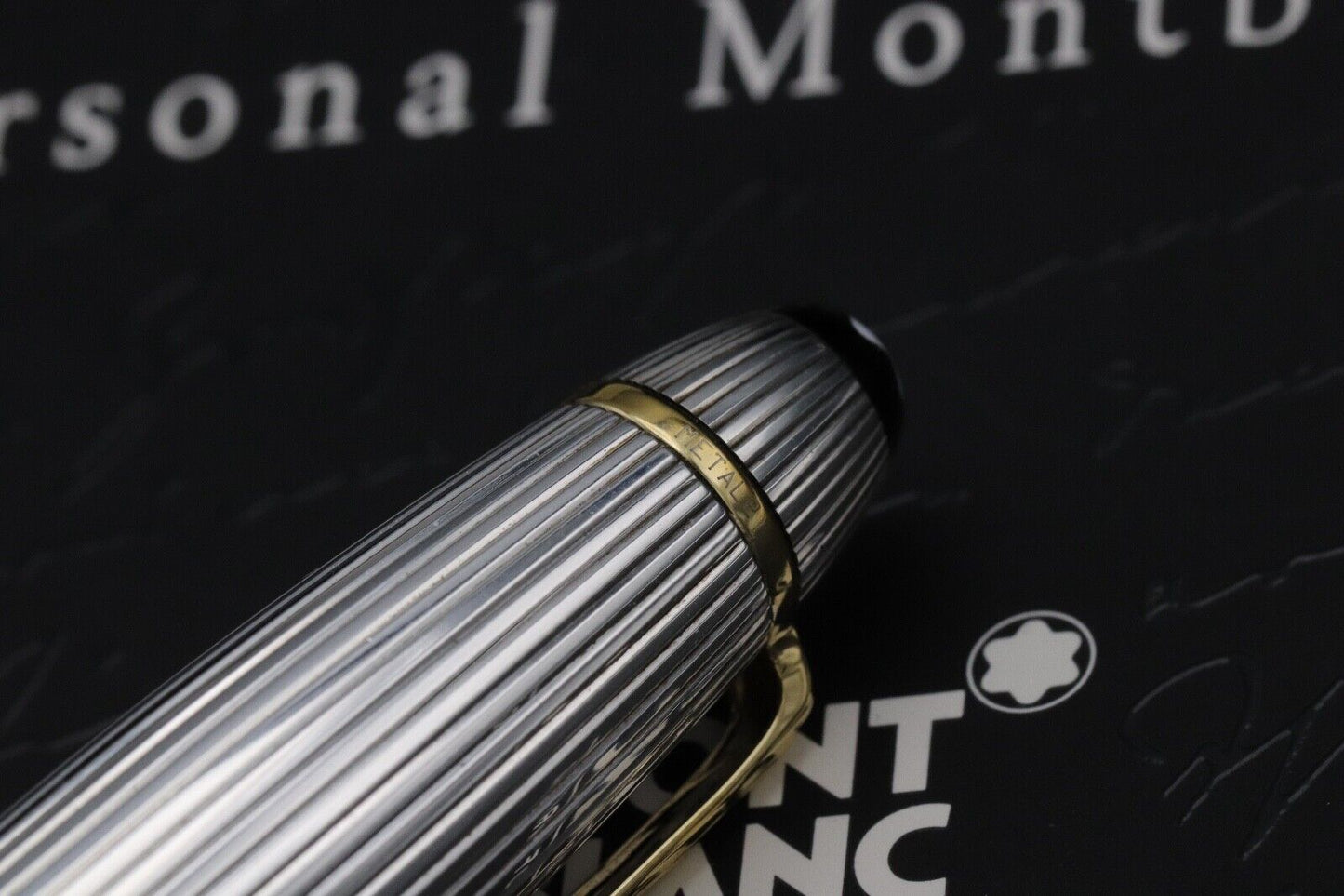 Montblanc Meisterstück 146 LeGrand Sterling Silver Pinstripe Fountain Pen image 7