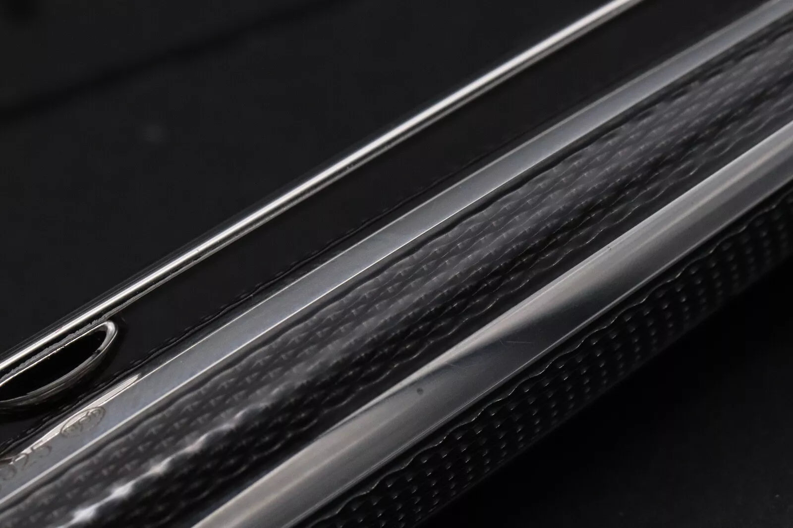 Montblanc Meisterstuck 165 Classique Silver Fibre Guilloche Mechanical Pencil image 6
