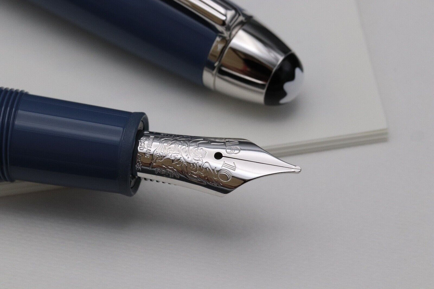 Montblanc Meisterstuck 146 LeGrand Glacier Fountain Pen - DIPPED image 2