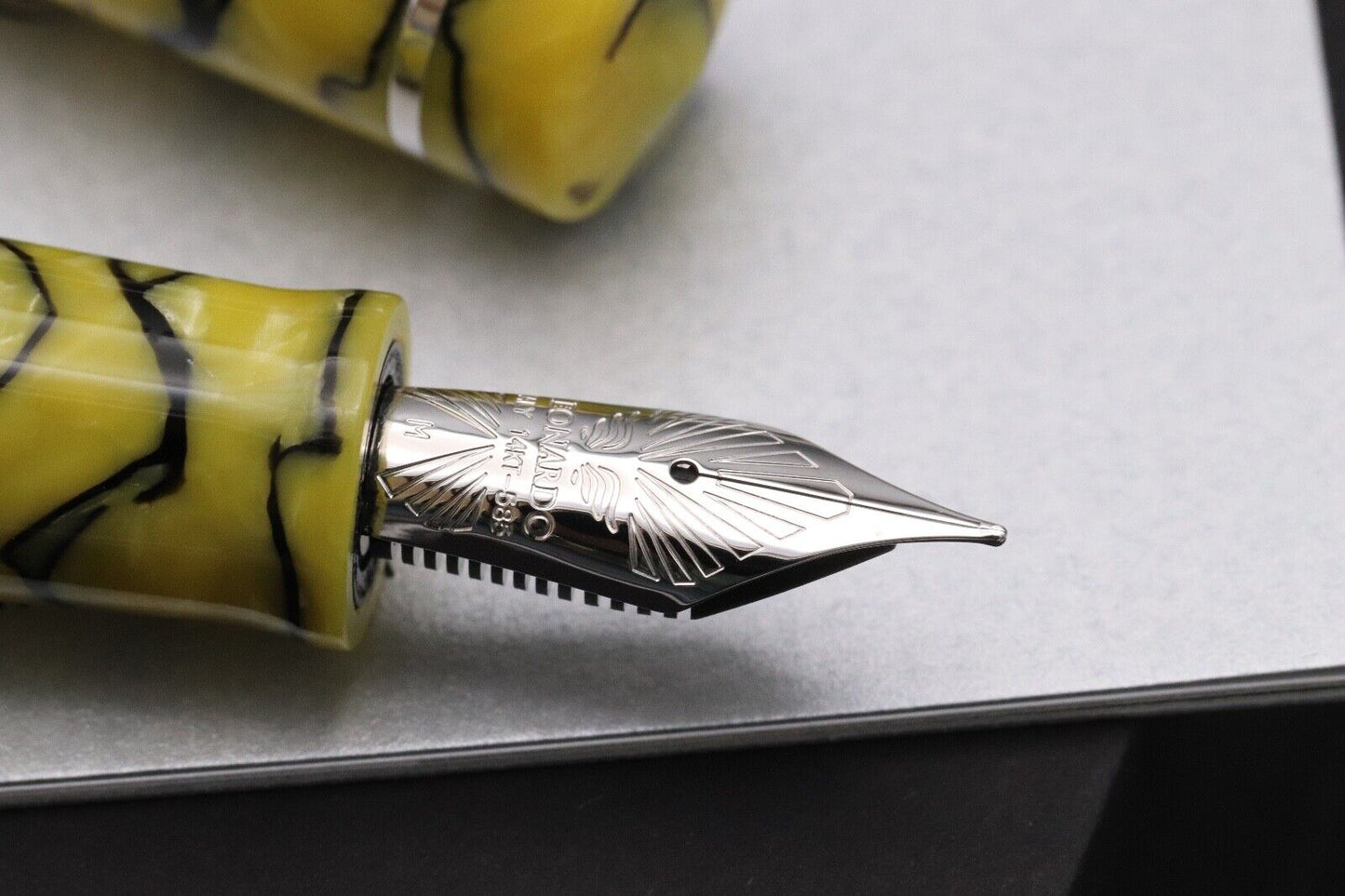 Leonardo Pompeii Celluloid LE7 Fountain Pen - #6 La Fenice Nib image 2