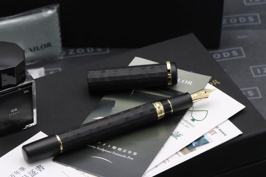 Sailor Ebonite Sculpture 'Night Light' Yakoh Fountain Pen - Fine Nib image 1