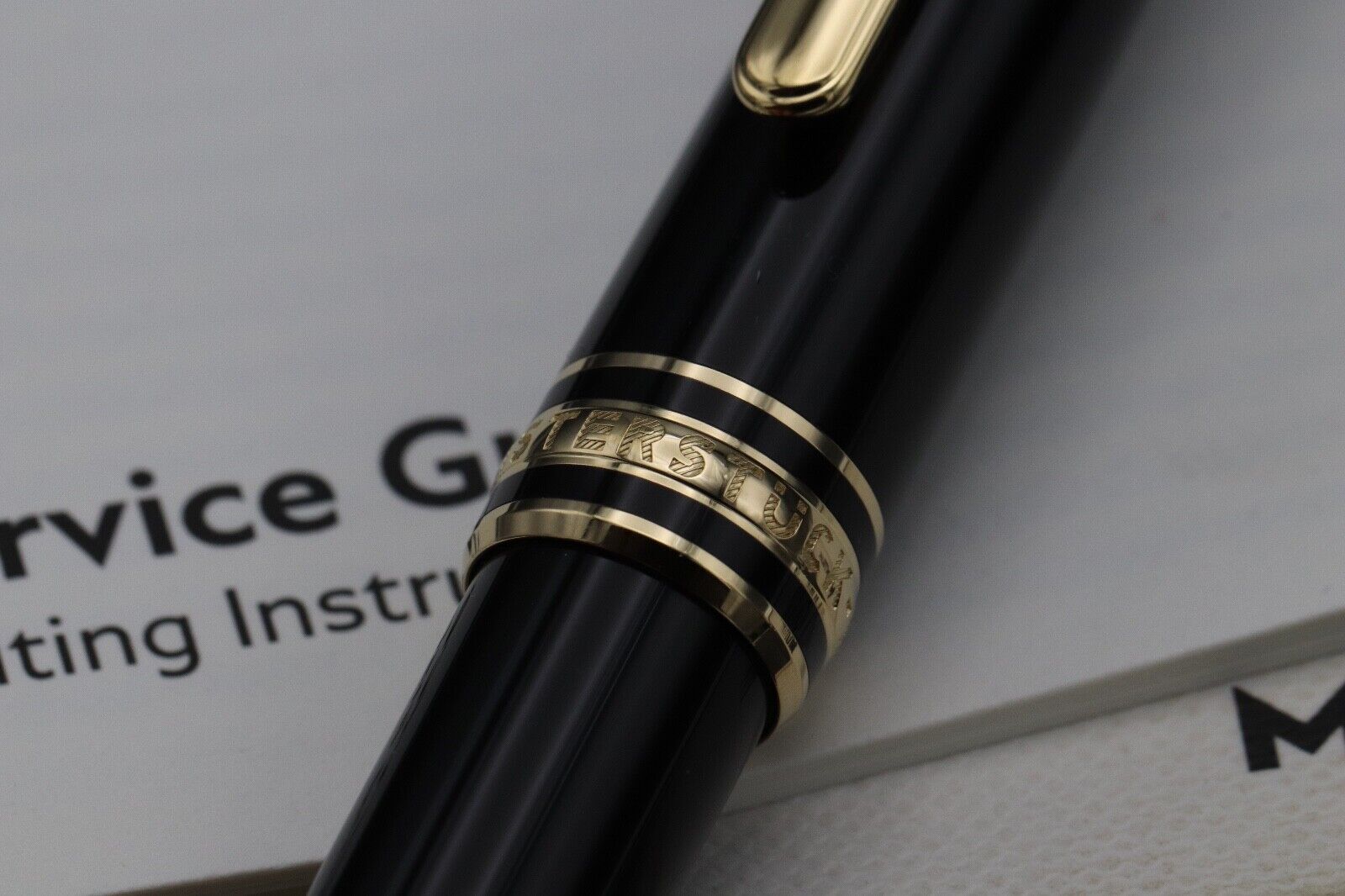 Montblanc Meisterstück 164 Classique Gold-Coated Ballpoint Pen - UNUSED image 2