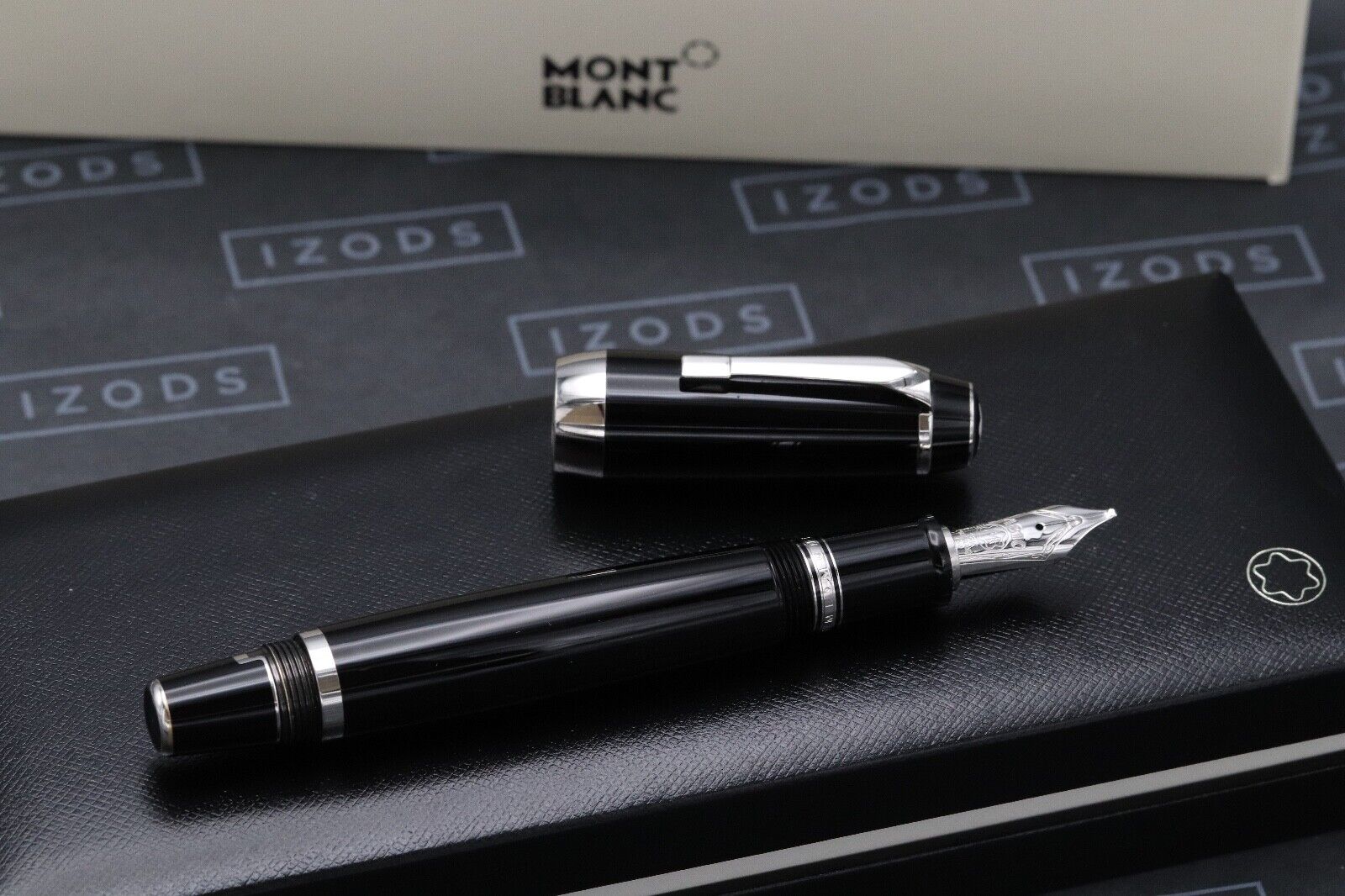 Montblanc Boheme XL Platinum Line No Stone Fountain Pen - BB Nib image 1