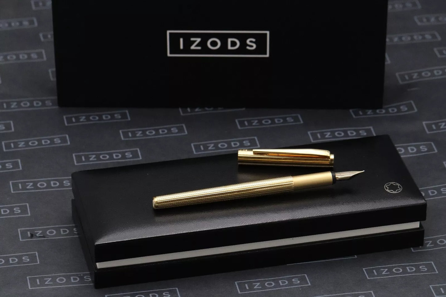 Montblanc Noblesse 1st Generation Gold-Plated Fountain Pen - Triangle Logo image 0