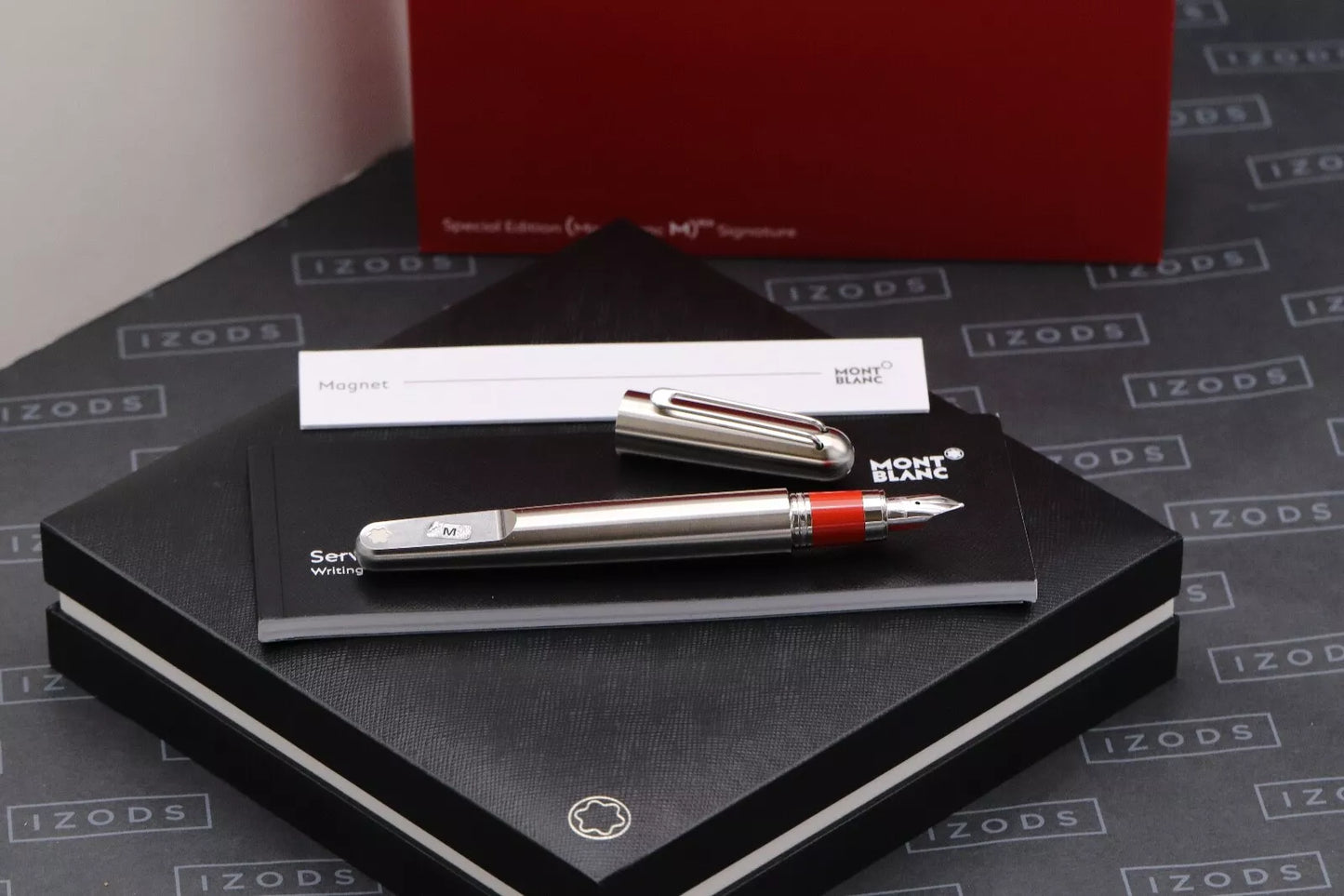Montblanc M Marc Newson RED Signature Fountain Pen image 0