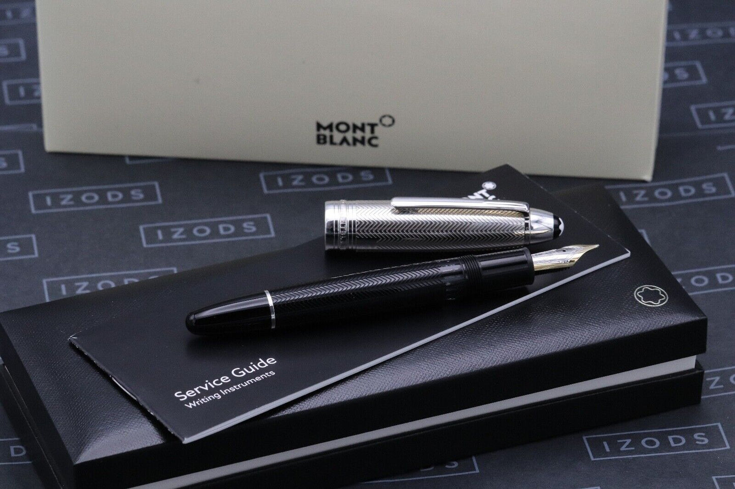Montblanc Meisterstuck LeGrand Silver Barley Doue Fountain Pen - Serviced by MB image 0