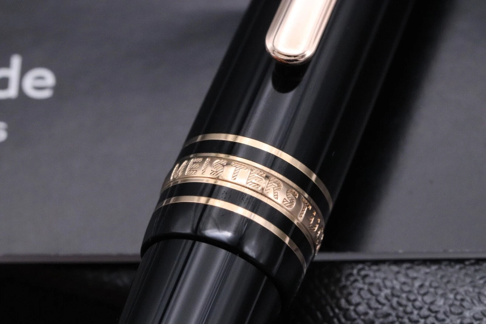 Montblanc Meisterstuck 145 Classique Red Gold Coated Fountain Pen - UNUSED image 3