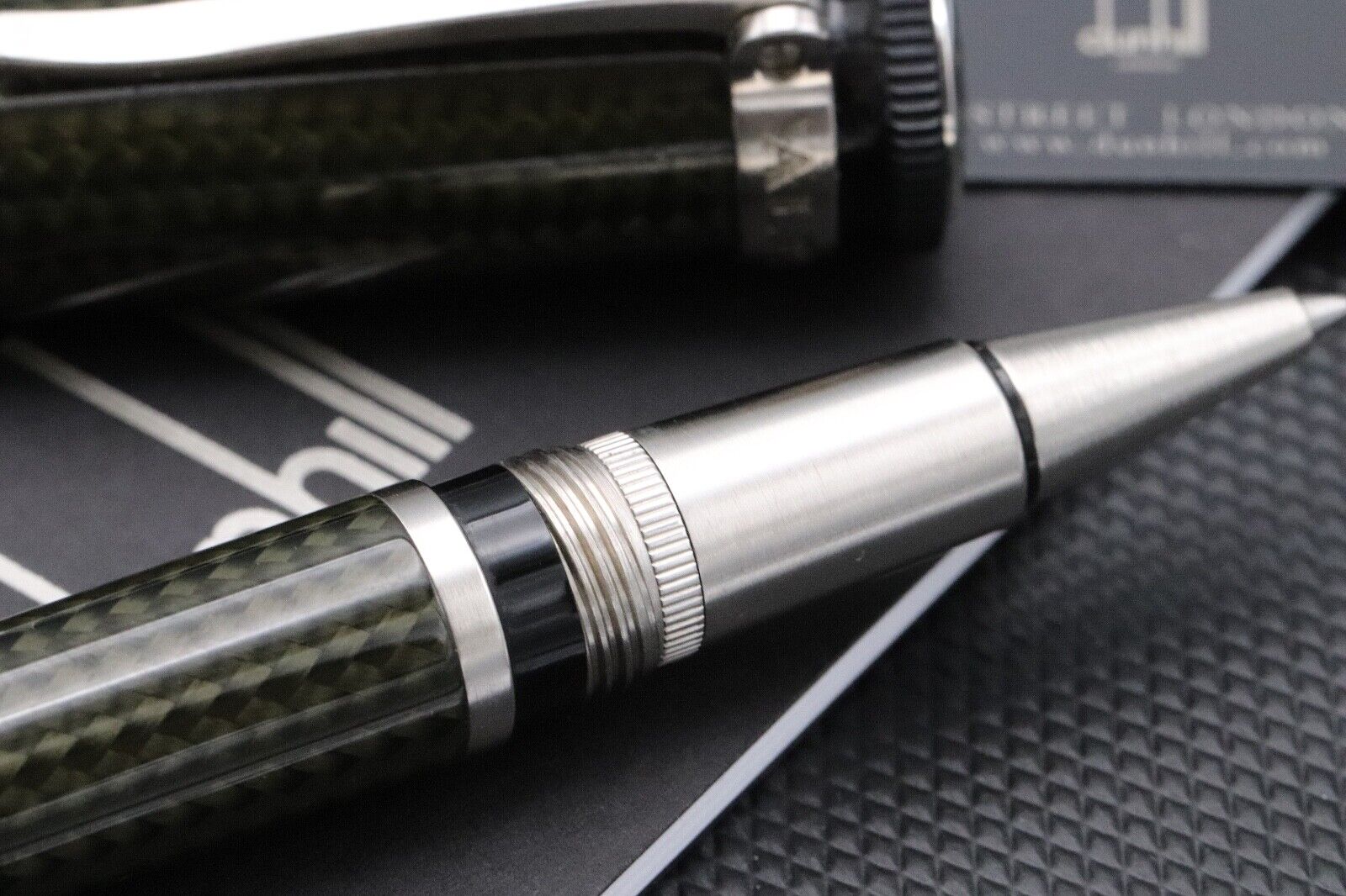Dunhill Sentryman Carbon Fibre Ballpoint Pen image 2