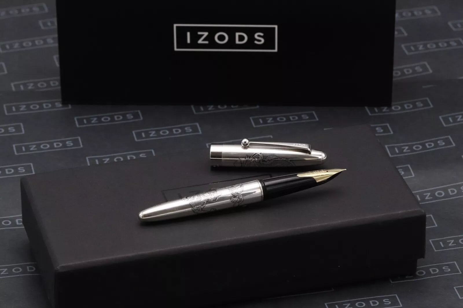 Pilot Sterling Silver Dragon Fountain Pen - 1994 image 0