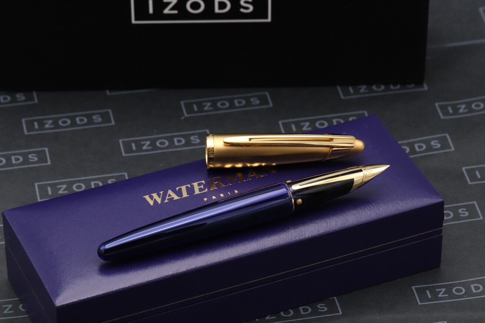 Waterman Edson Sapphire Blue Fountain Pen image 1