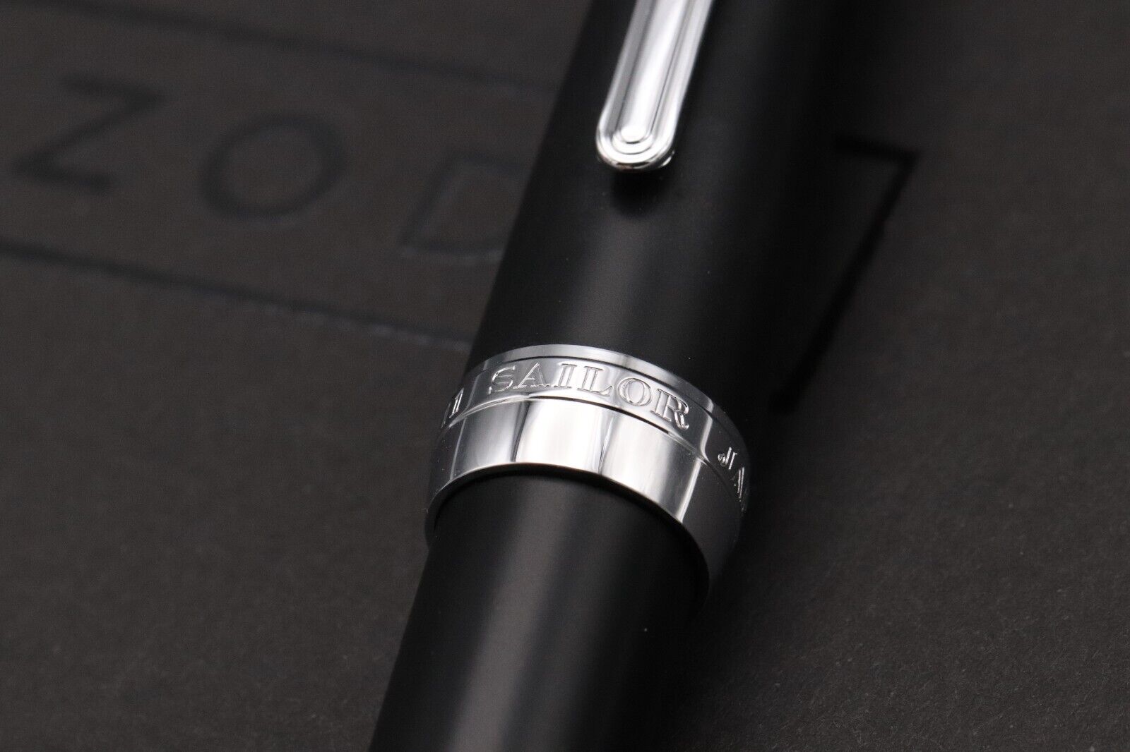 Sailor 1911L Matte Black Fountain Pen - DIPPED image 3
