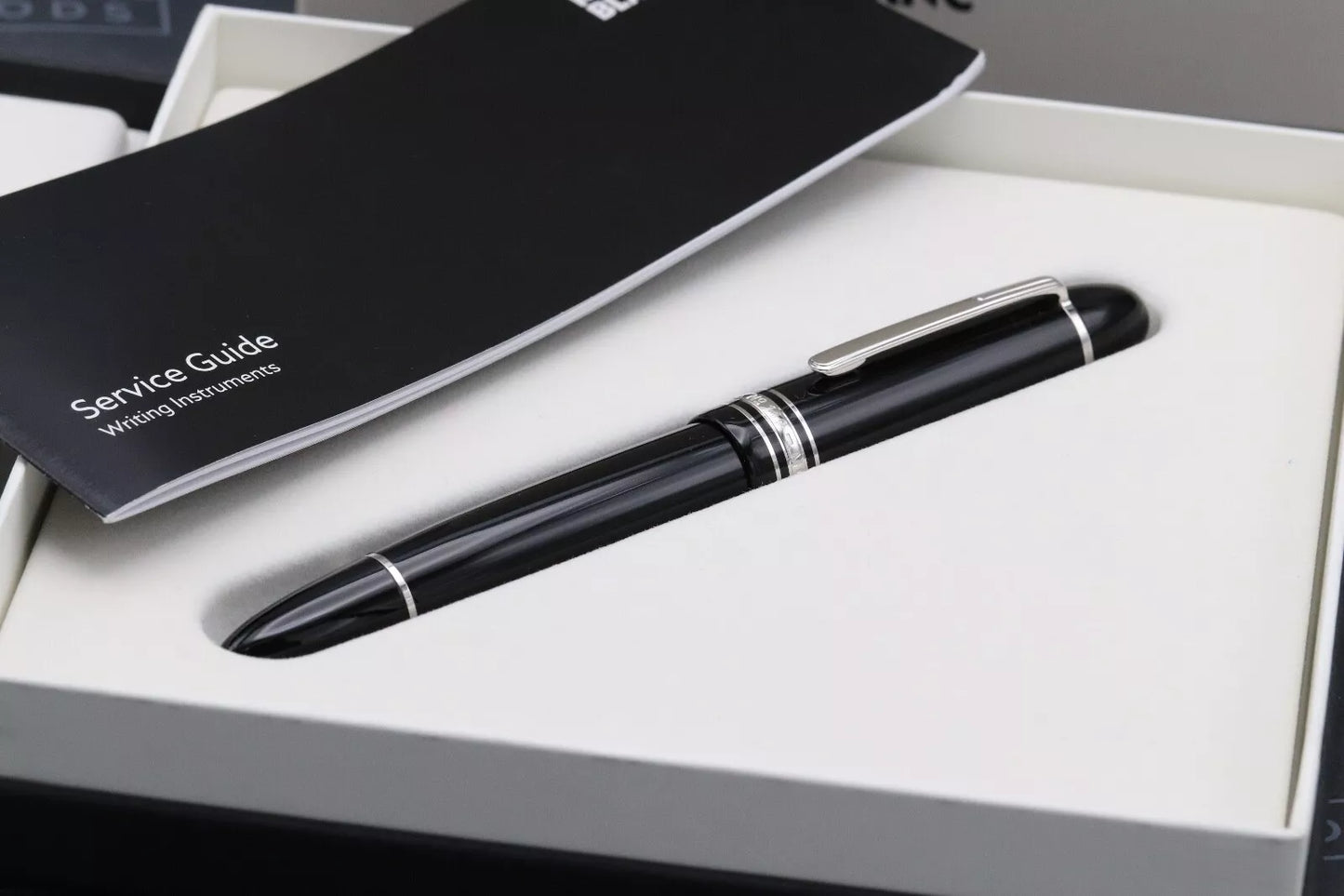 Montblanc Meisterstuck 149 Platinum-Coated Fountain Pen - Fine Nib image 7