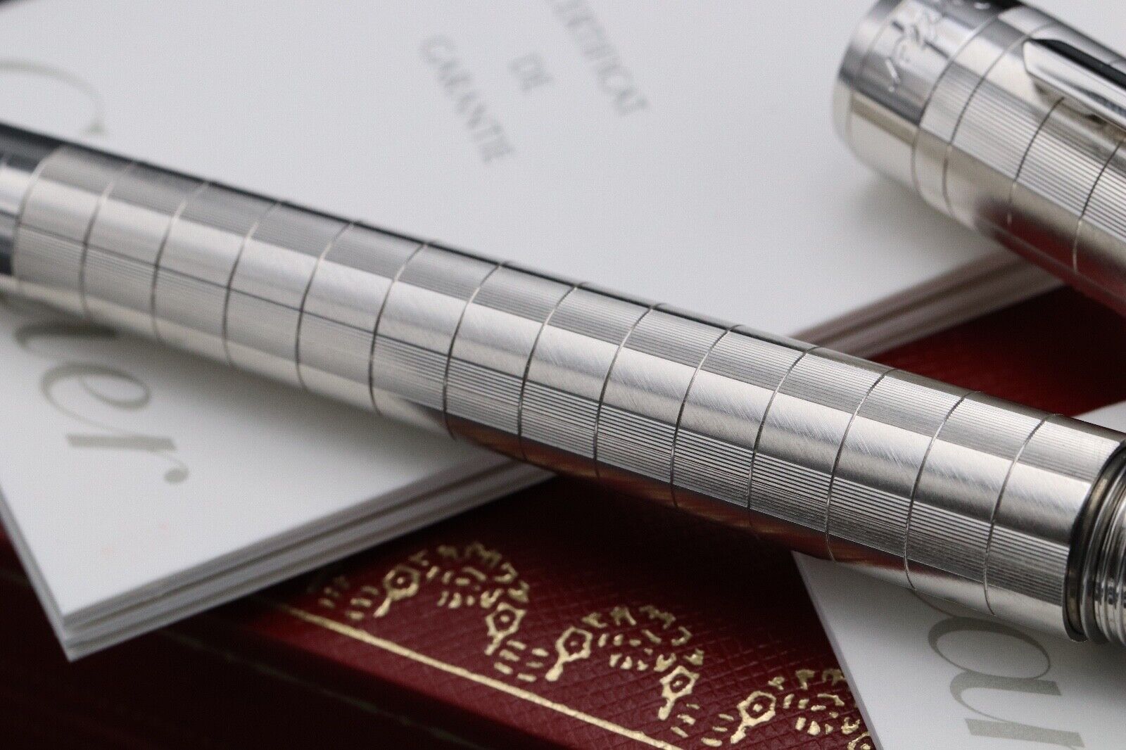 Cartier Pasha Platinum-Plated Fountain Pen - NEVER INKED image 3