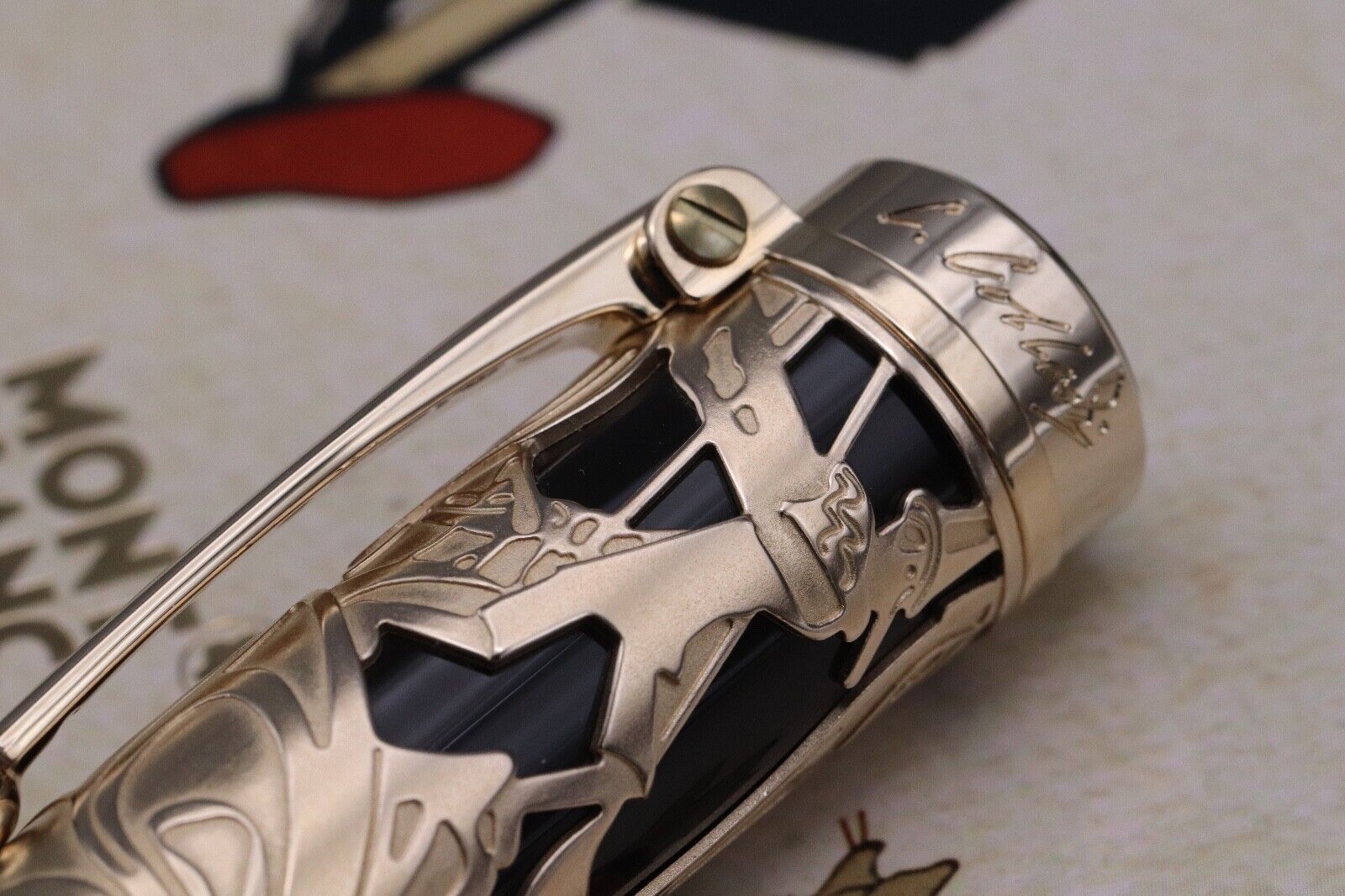 Montblanc Writers Edition Carlo Collodi Rollerball Pen - UNUSED image 2