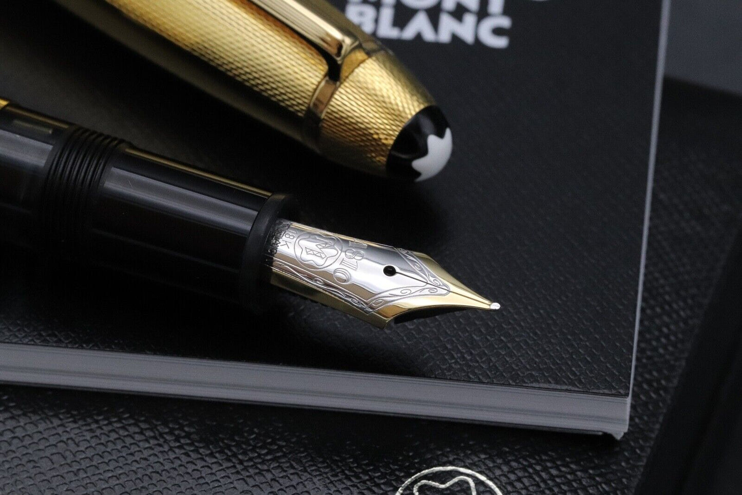 Montblanc Meisterstuck 146 LeGrand Barley Gold-Plated Fountain Pen - 1991-92 image 2