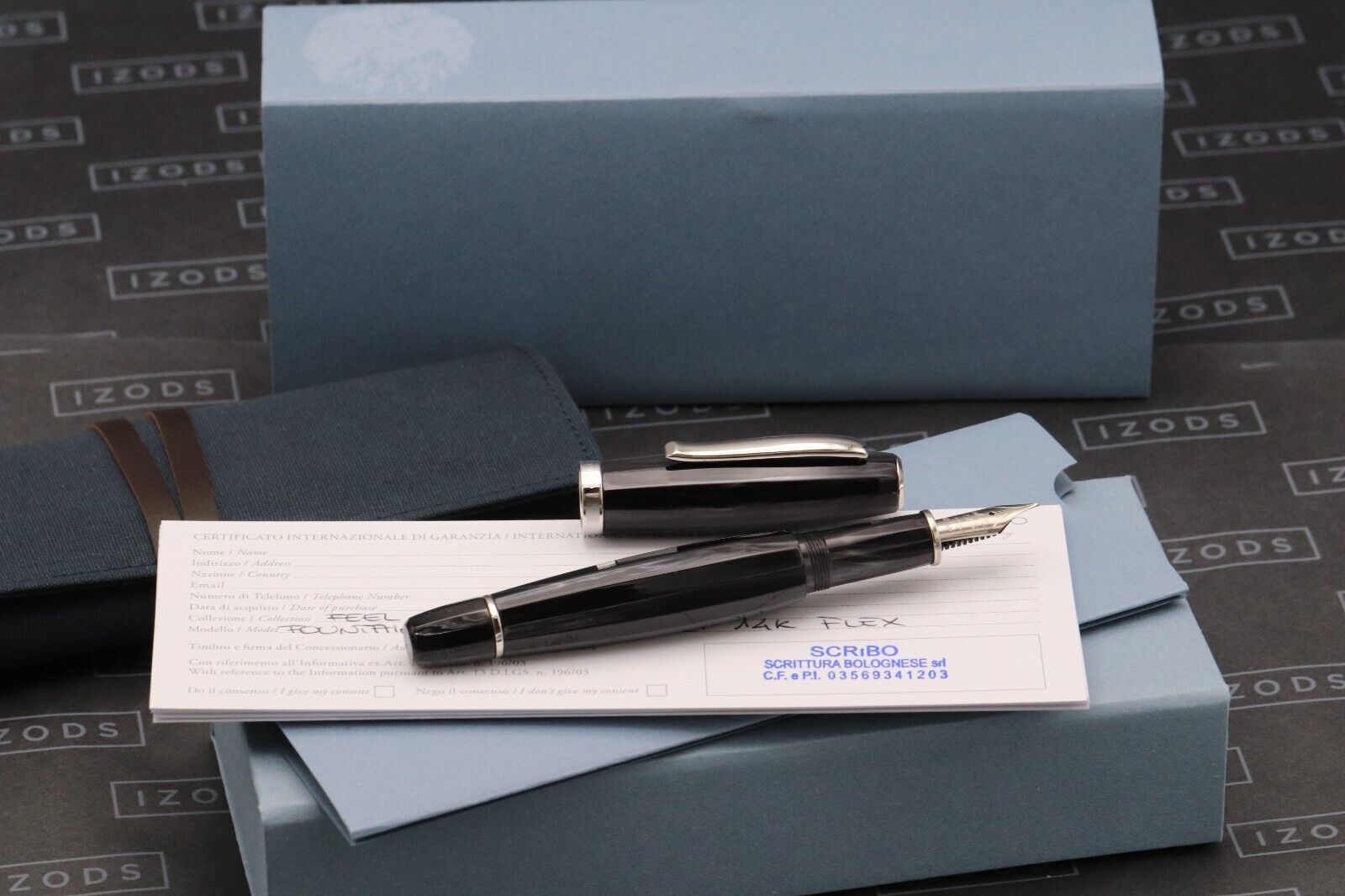 SCRIBO Feel Vulcano Fountain Pen - 14k Flex EF Nib image 0