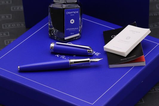 Caran d'Ache Leman Limited Edition Klein Blue Fountain Pen image 0