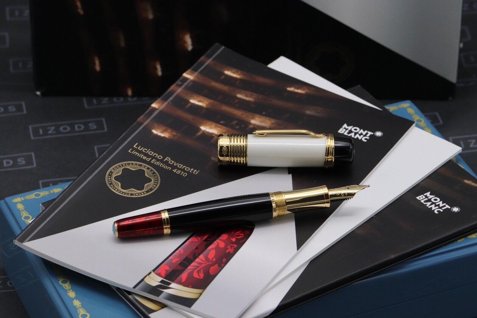 Montblanc Patron of Art Luciano Pavarotti 4810 Fountain Pen - DIPPED image 0