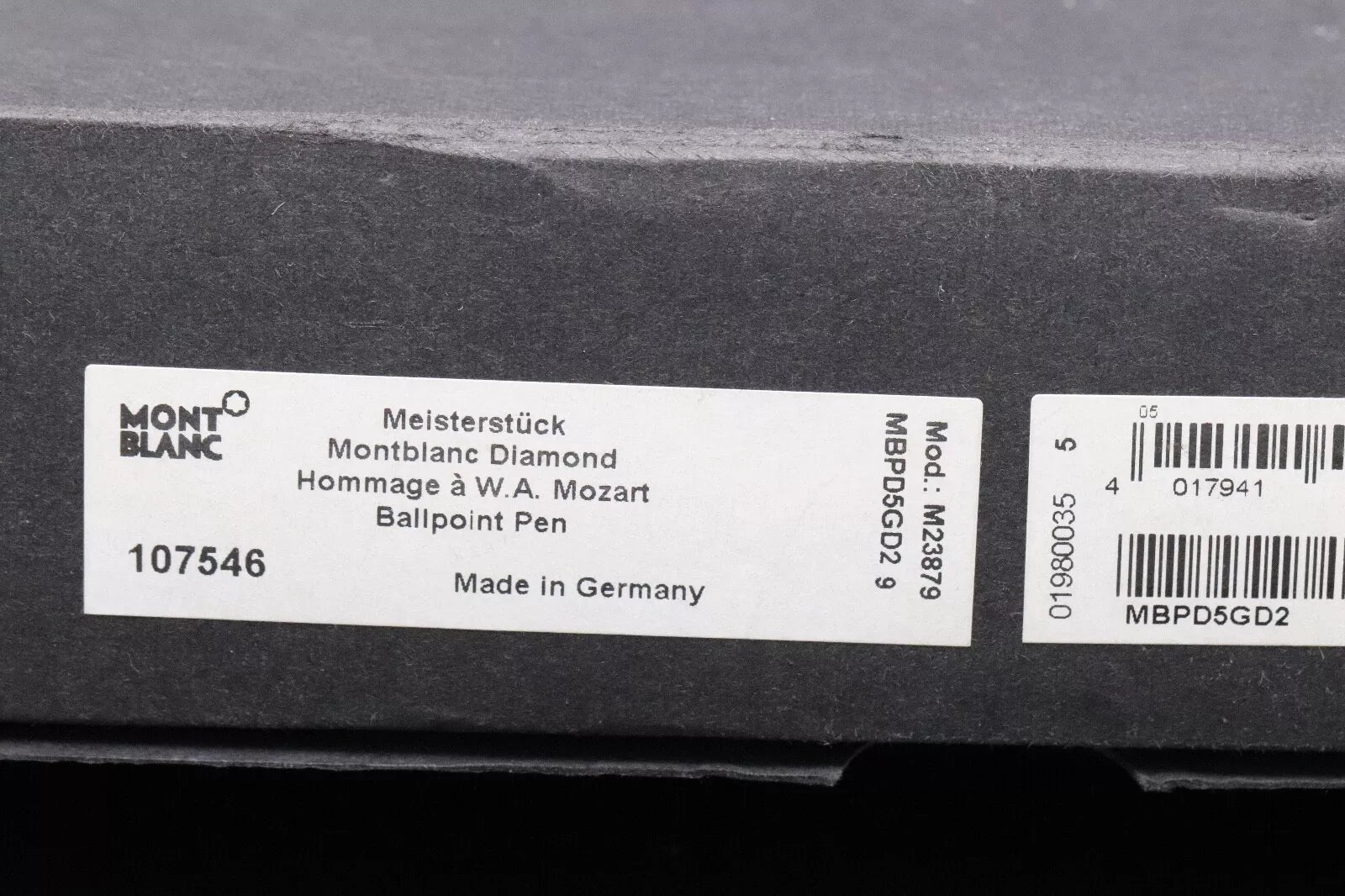 Montblanc Meisterstück 116 Mozart Diamond Collection Ballpoint Pen image 8