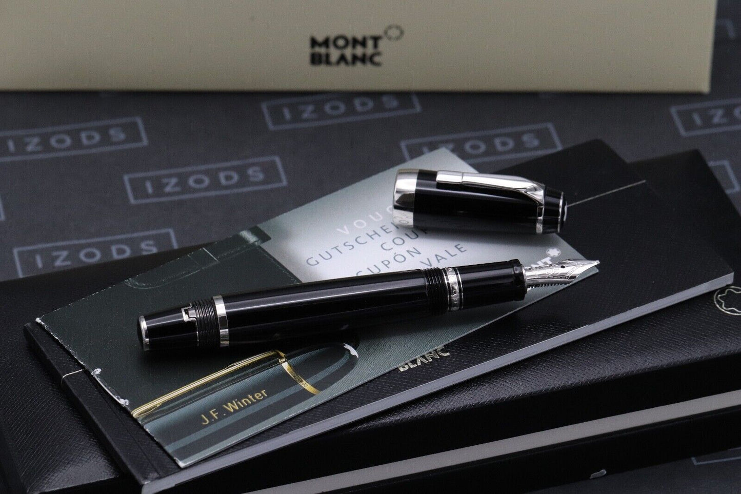 Montblanc Boheme Platinum Line No Stone Fountain Pen - Broad Nib image 1
