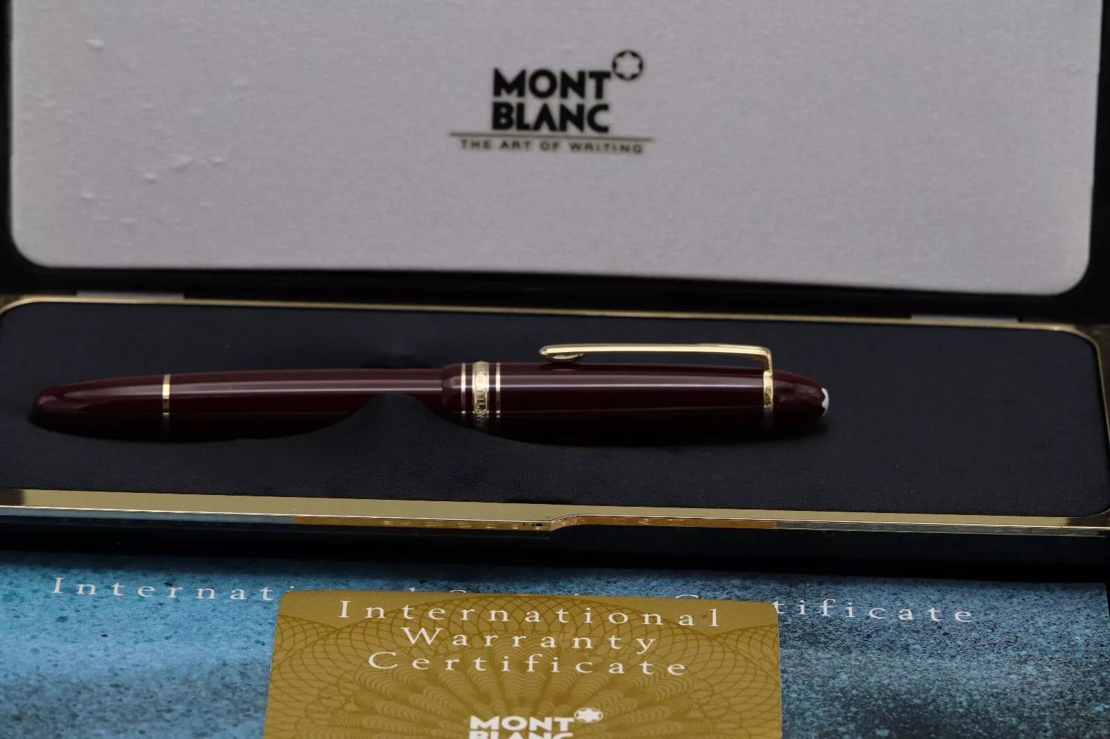 Montblanc Meisterstuck 146 LeGrand Bordeaux Fountain Pen - 1991-92 - OM Nib image 1