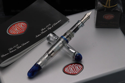 Aurora 88 Minerali Azurite Limited Edition Fountain Pen - INKED ONCE image 1