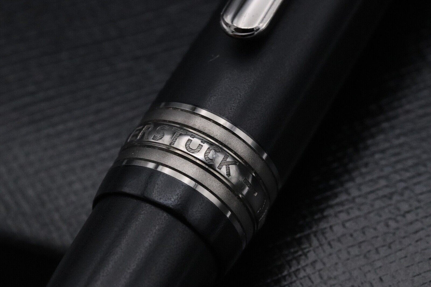 Montblanc Meisterstuck Classique Ultra Black Fountain Pen - Serviced MB Sept 24 image 3
