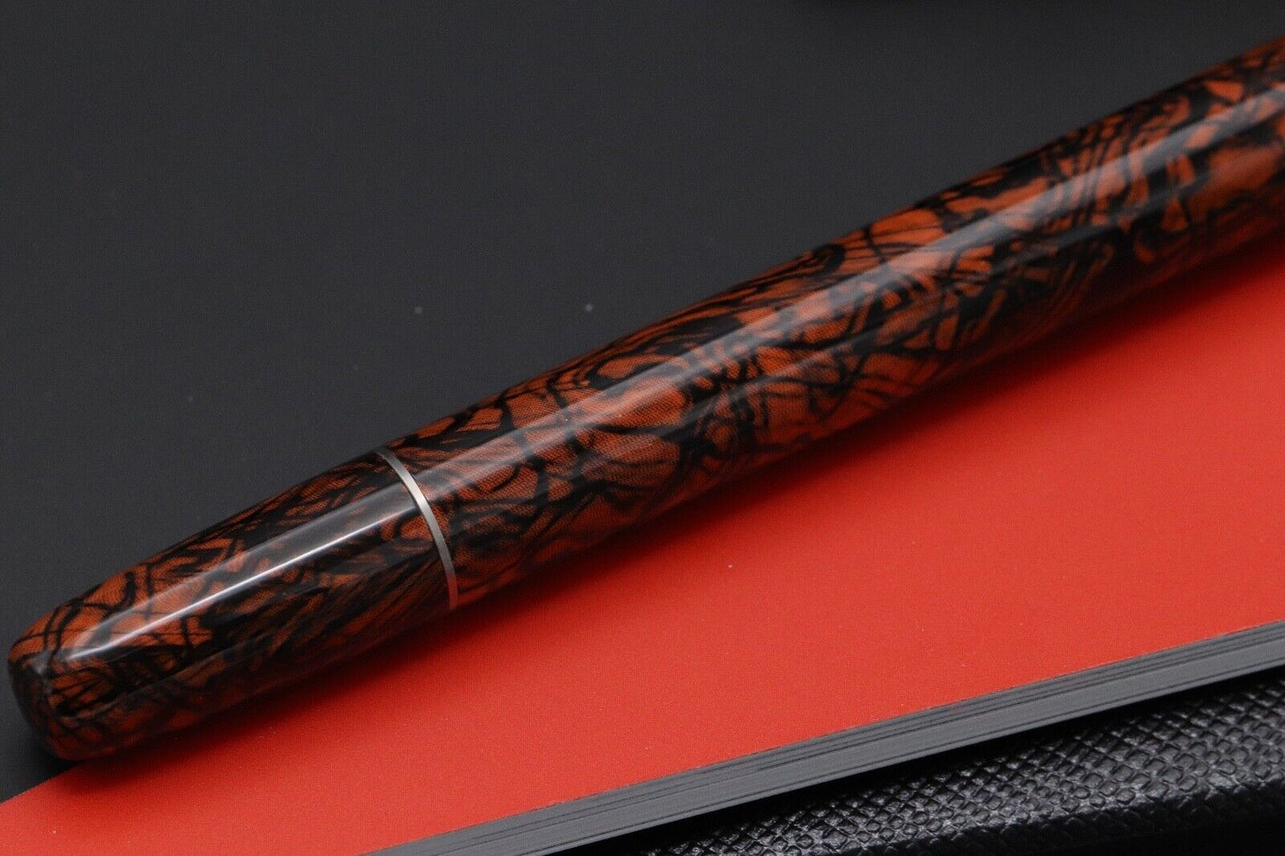 Montblanc Heritage Rouge et Noir Serpent Marble Rollerball / Fineliner Pen image 2