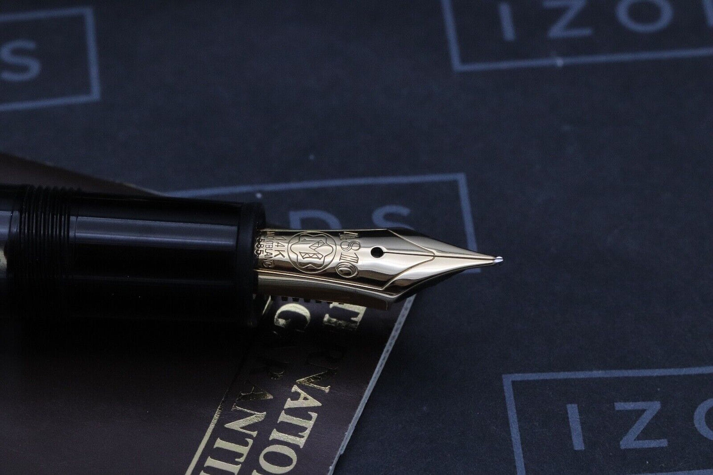 Montblanc Meisterstuck 146 LeGrand Gold Line Fountain Pen - Monotone Nib -1985 image 2