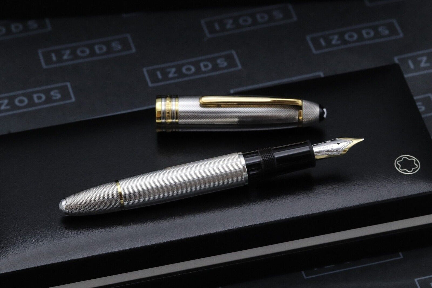 Montblanc Meisterstuck 146 LeGrand Barley Sterling Silver Fountain Pen - 1991-92 image 1