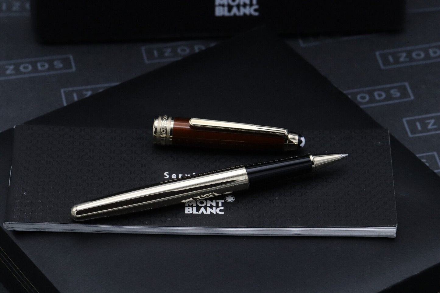 Montblanc Meisterstuck 163 Classique Solitaire Citrine Rollerball Pen image 1